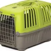 Midwest Spree Hard-Sided Travel Cat and Dog Kennel Carrier - Green - 19" X 12.7" X 12.7" Inches