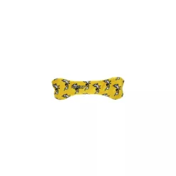 Mighty Bone Fleece Unicorn Fleece No-Stuffing Squeak and Plush Dog Toy - Yellow