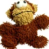 Mighty Junior Monkey Microfiber Ball Floating Squeak and Plush Dog Toy - Small