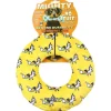 Mighty Ring Unicorn No-Stuffing Squeak Dog Toy - Yellow