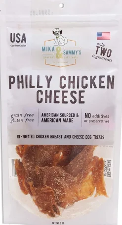 Mika & Sammy's Philly Chicken Cheesesteak Jerky Dog Treats - 5 oz