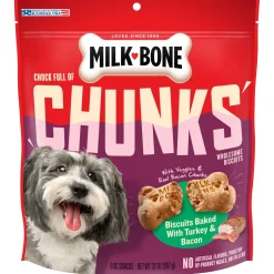 Milk-Bone Chock Full of Chunks Dog Treats Turkey & Bacon - 32 Oz