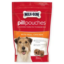 Milk-Bone Pill Pouches with Real Chicken for Dogs