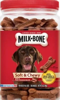 Milk-Bone Soft and Chewy Treats-Beef Filet Mignon