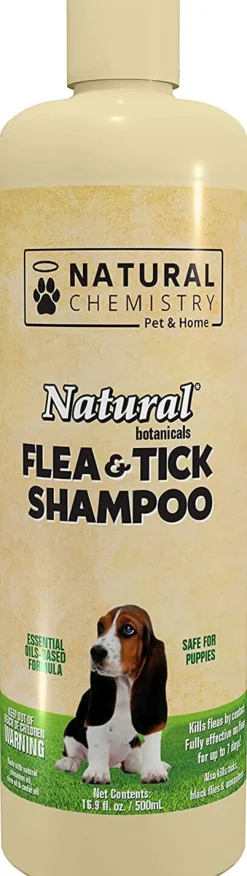 Miracle Care Flea & Tick Shampoo for Dogs - 16 Oz