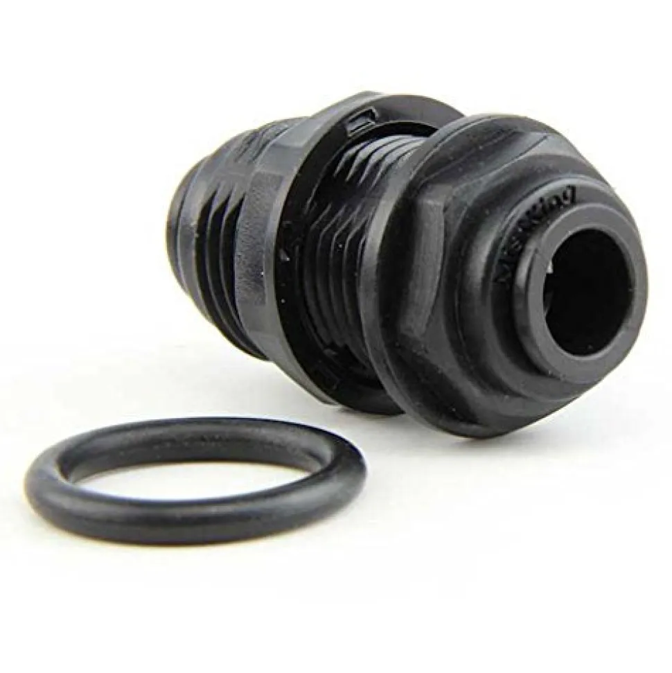 MistKing Bulkhead with O-Ring for Misting Systems - 3/8"