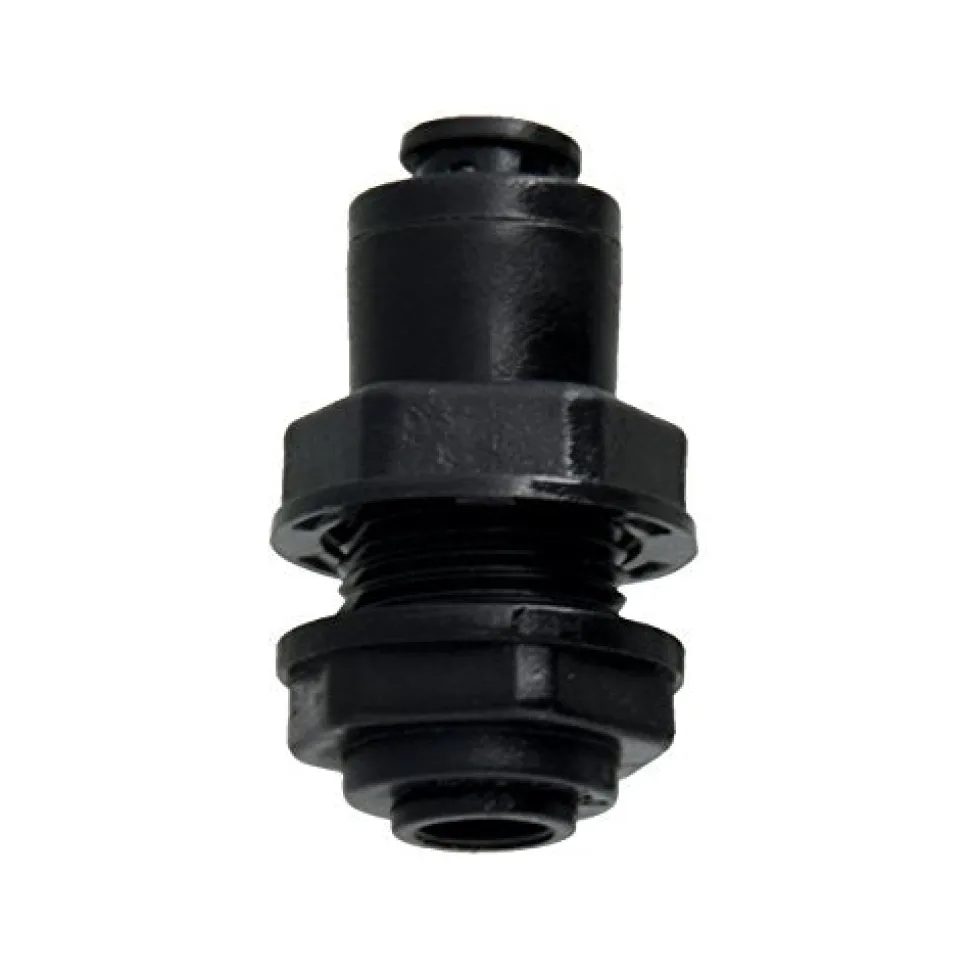 MistKing Bulkhead with O-Ring for Misting Systems - 1/4"