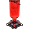 More Birds Elixir Antique Glass Hummingbird Feeder - Red - 13 Oz Cap - 4 Pack