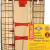 More Birds Squirrel Resistant Hopper Haven Wild Bird Feeder - Red - 9.4 Lbs Cap