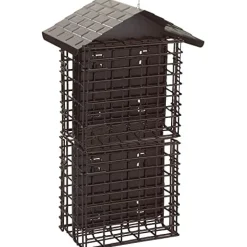 More Birds Suet Buffet with Weather Guard Wild Bird Feeder - Brown - 4 Cake