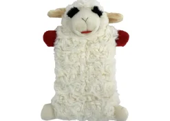 Multipet Lamb Chop Squeaker Mat Plush Dog Toy - 9" Inches