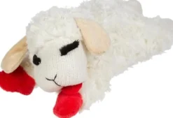 Multipet Lamb Chop Squeak and Plush Dog Toy - Mini - 6" Inches