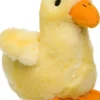 Multipet Look Who's Talkin' Duck Sounding Plush Dog Toy - 5" Inches