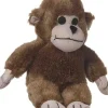Multipet Look Who's Talkin' Monkey Sounding Plush Dog Toy - 7" Inches