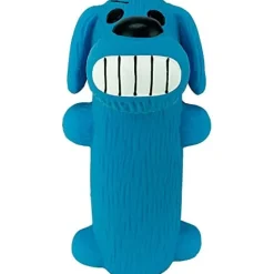 Multipet Minipet Loofa Squeak and Chew Latex Dog Toy - Assorted - 5.75" Inches