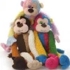 Multipet Soft Crew Shaggy Monkey Squeak and Plush Dog Toy - 17" Inches
