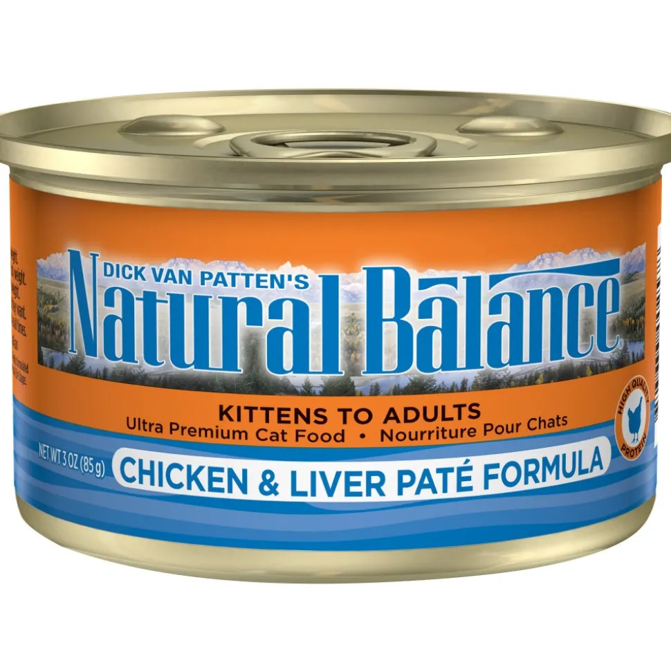 Natural Balance Chicken and Liver Pate Canned Cat Food