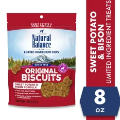 Natural Balance L.I.T. Limited Ingredient Treats Sweet Potato and Bison Formula Dog Treats