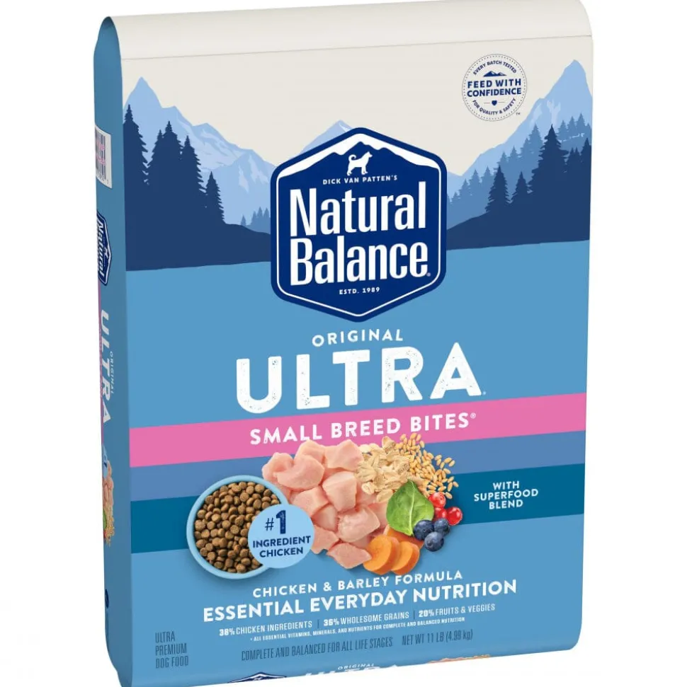 Natural Balance Original Ultra Chicken & Barley Formula Small Breed Bites Dry Dog Food