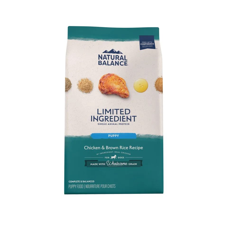Natural Balance Pet Foods Limited Ingredient Diet Puppy Dry Dog Food - Chicken & Brown Rice - 4 lb