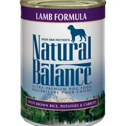 Natural Balance Pet Foods Ultra Premium Wet Dog Food Lamb- 13 Oz - Case of 12