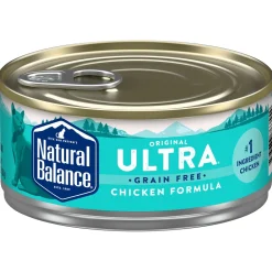 Natural Balance Pet Foods Original Ultra Grain Free Adult Wet Cat Food Chicken - 5.5 Oz - Case of 24