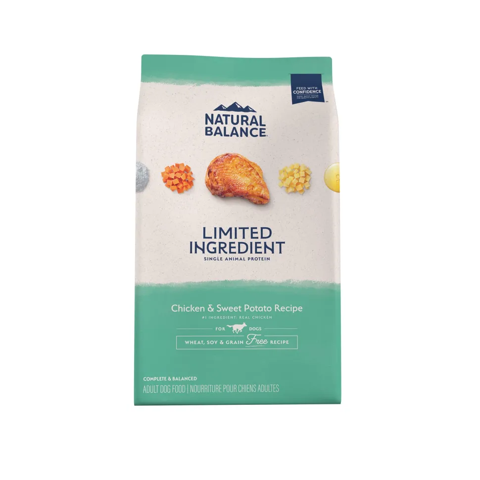 Natural Balance Pet Foods Limited Ingredient Diet Adult Dry Dog Food - Chicken & Sweet Potato - 4 lb