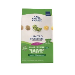 Natural Balance Pet Foods Limited Ingredient Diet Plant Powered Vegetarian Small Breed Dry Dog Food - 4 lb