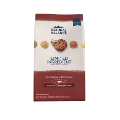 Natural Balance Pet Foods Limited Ingredient Diet Adult Dry Dog Food - Beef & Brown Rice - 12 lb