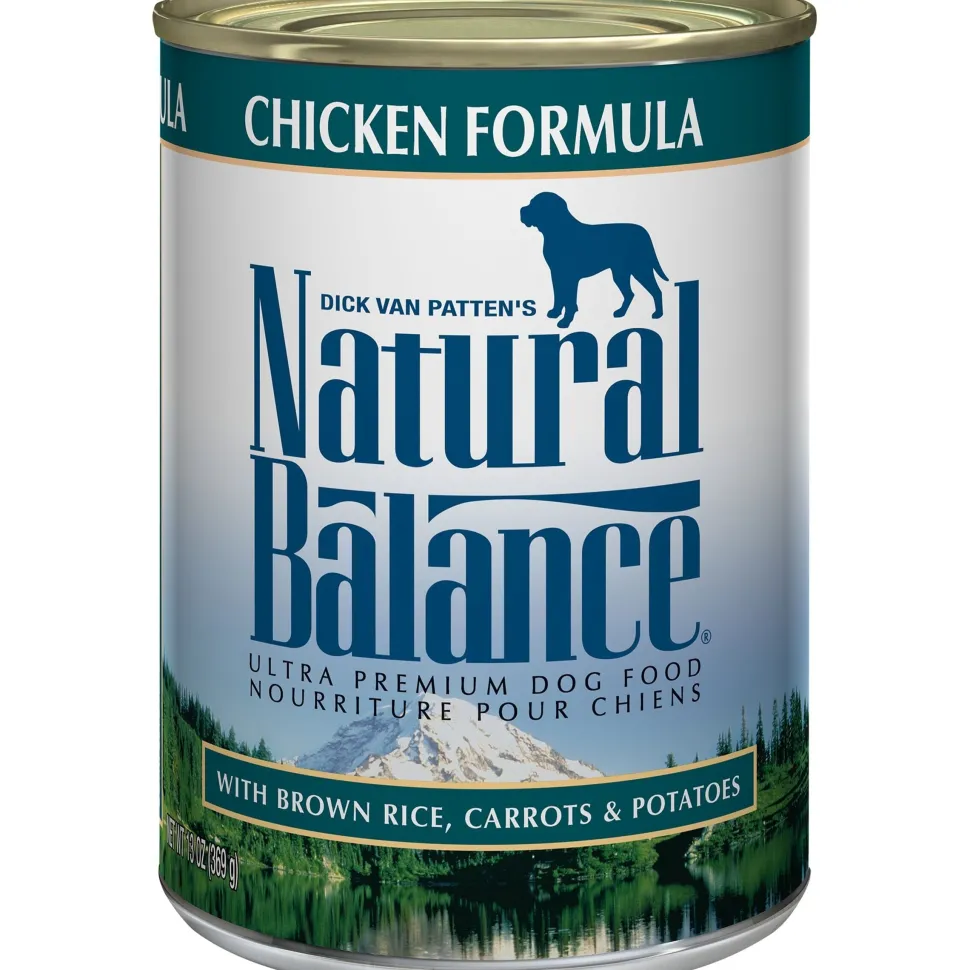 Natural Balance Pet Foods Ultra Premium Wet Dog Food Chicken- 13 Oz - Case of 12