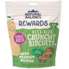 Natural Balance Pet Foods Rewards Crunchy Biscuits Dog Treats - Peanut Butter - 8 Oz