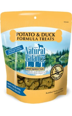 Natural Balance Pet Foods Limited Ingredient Treats Original Biscuits Dog Treats - Duck & Potato - 28 Oz