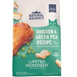 Natural Balance Pet Foods Limited Ingredient Diet Dry Cat Food - Green Pea & Chicken - 15 lb