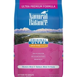 Natural Balance Pet Foods Original Ultra Premium Whole Body Health Dry Cat Food - Chicken & Salmon Meal - 6 lb