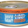 Natural Balance Pet Foods Limited Ingredient Diet Indoor Wet Cat Food Salmon & Chickpea - 5.5 Oz - Case of 24