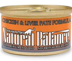 Natural Balance Pet Foods Ultra Premium Wet Cat Food Chicken & Liver Pate - 3 Oz - Case of 24
