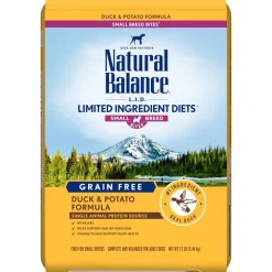 Natural Balance Pet Foods Limited Ingredient Diet Small Breed Bites Dry Dog Food - Duck & Potato - 12 lb