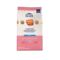 Natural Balance Pet Foods Limited Ingredient Diet Puppy Dry Dog Food - Salmon & Brown Rice - 24 lb