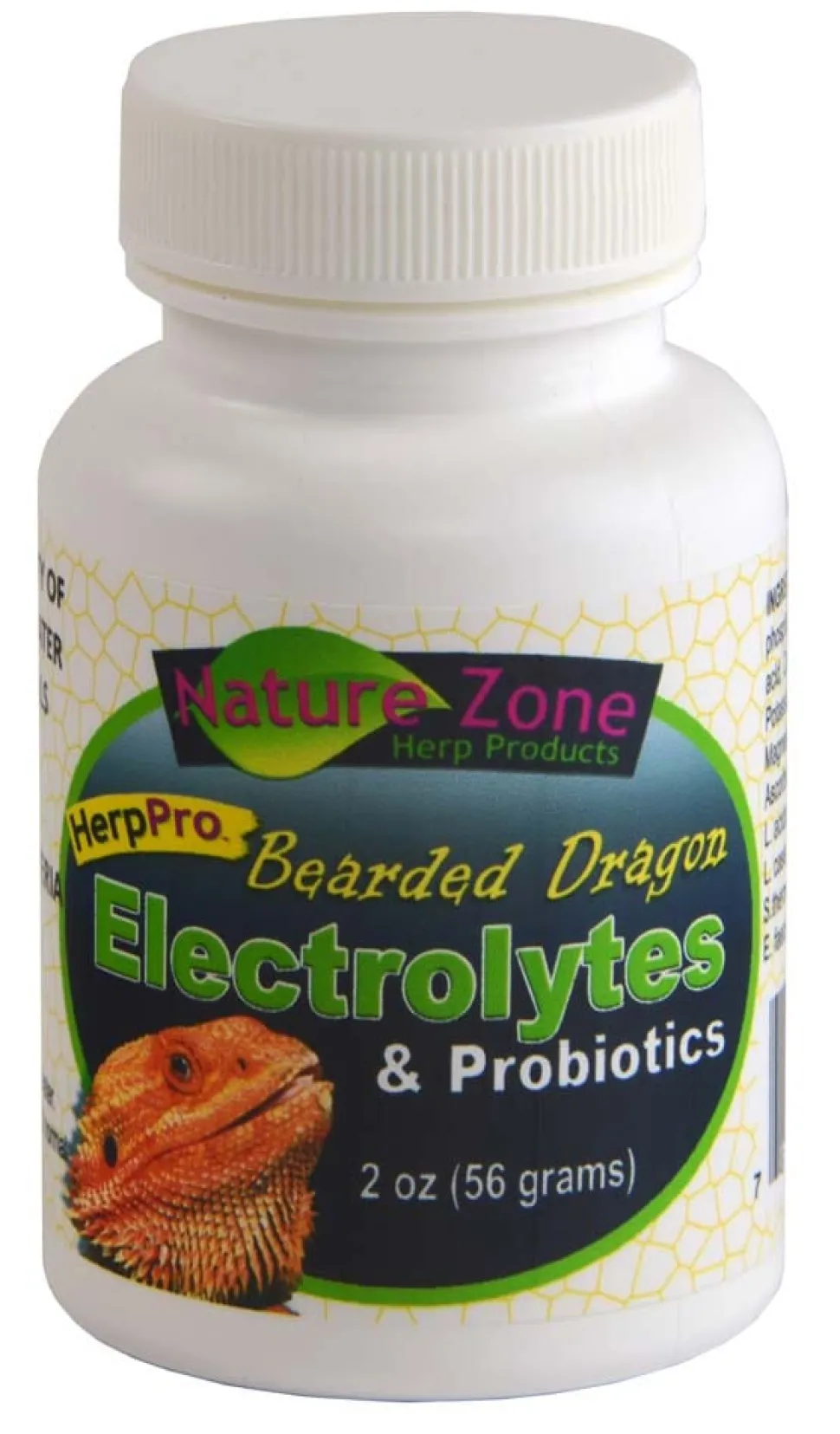 Nature Zone Bearded Dragon Electrolytes & Probiotics Supplement - 2 Oz