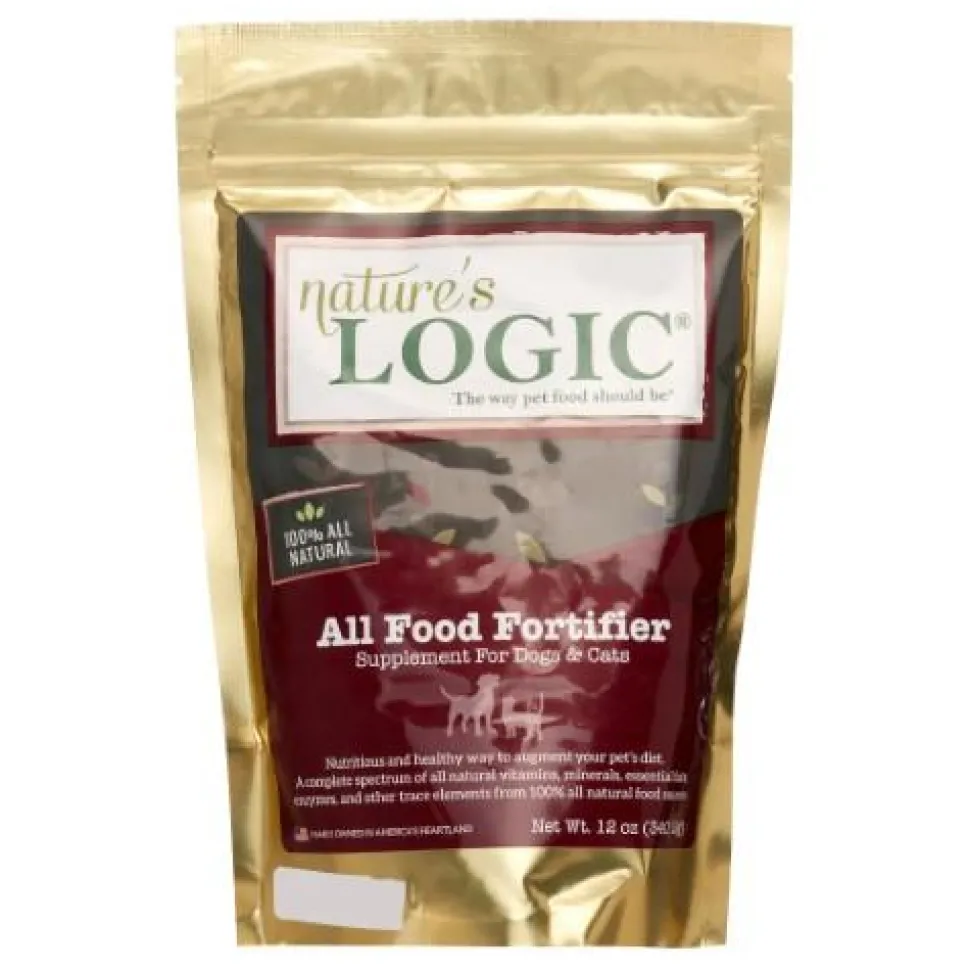 Nature's Logic All Food Fortifier Cat and Dog Supplements - 12 oz Bottle