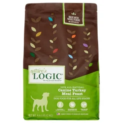 Nature's Logic Original Turkey Dry Dog Food - 4.4 lb Bag