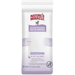 Nature's Mircale Deodorizing Bath Wipes - Lavender - 100 Count