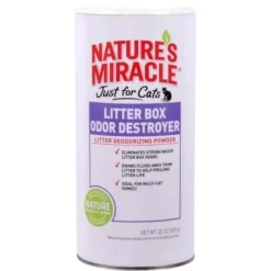 Nature's Mircale Litter Box Odor Destroyer Powder - 20 Oz