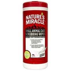 Nature's Mircale Small Animal Cage Scrubbing Wipes - 30 Count