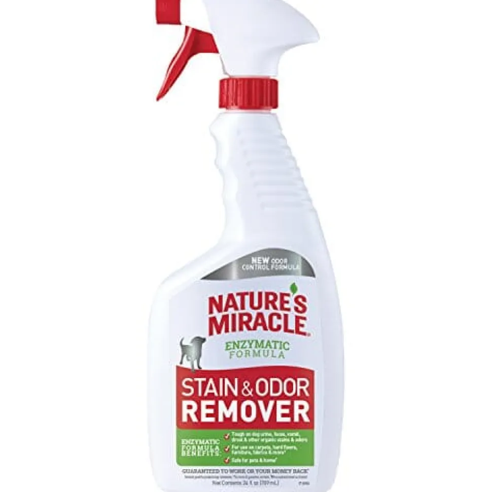 Nature's Mircale Stain & Odor Remover Spray for Dogs - 24 Oz