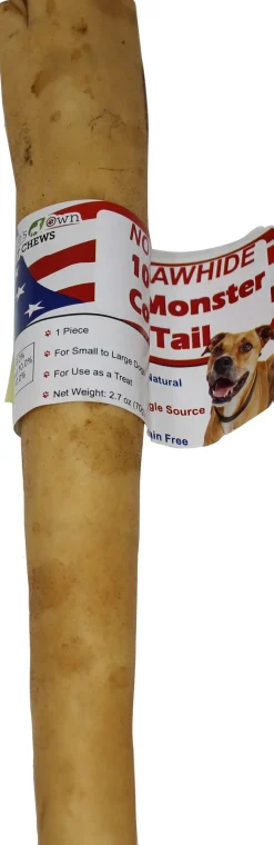 Nature's Own USA Not-Rawhide Cow Tails Natural Dog Chews - Beef - 10 In - 15 Pack