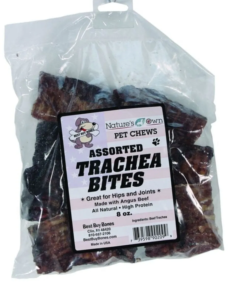 Nature's Own USA Trachea Bites Natural Dog Chews - Beef - 8 Oz