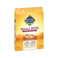 Nature's Recipe Chicken and Rice Small Bites Small-Breed Recipe Dry Dog Food - 12 Lbs