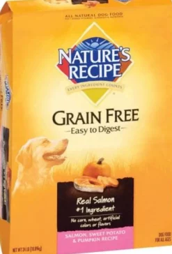 Nature's Recipe Grain-Free Salmon, Sweet Potato & Pumpkin Recipe Dry Dog Food