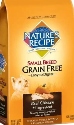 Nature's Recipe Grain-Free Chicken Small-Breed Adult Recipe Dry Dog Food - 4 Lbs - Case of 4